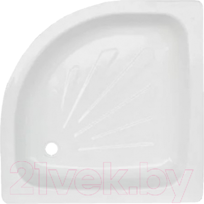 Душевой поддон Donatony Полукруглый 80x80x16 - фото