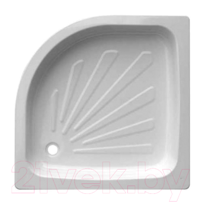 Душевой поддон Donatony Полукруглый 90x90x16 - фото