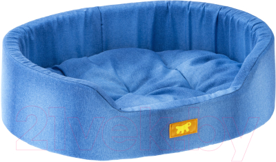 Лежанка для животных Ferplast Dandy 80 Cotone / 82944083 (голубые джинсы) - фото