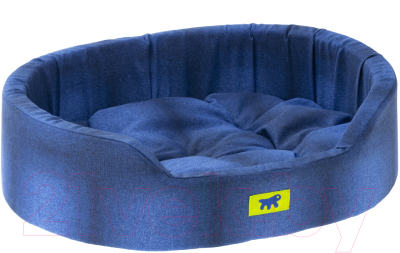 Лежанка для животных Ferplast Dandy 80 Cotone / 82944083 (синие джинсы) - фото