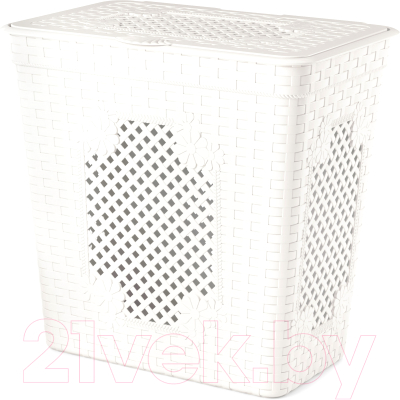 Корзина для белья Альтернатива Плетенка люкс / М3405 - фото