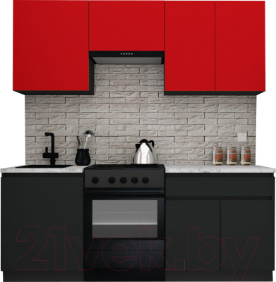 Готовая кухня ВерсоМебель Эко-7 1.9 - фото