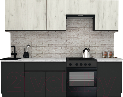 Готовая кухня ВерсоМебель Эко-7 2.5 - фото