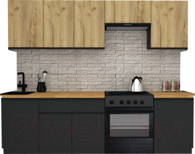 Готовая кухня ВерсоМебель Эко-7 2.5 - фото