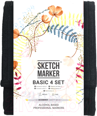 Набор маркеров Sketchmarker Basic 4 / 12bas4 - фото