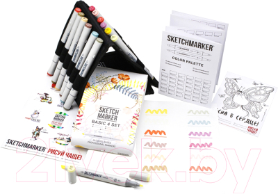 Набор маркеров Sketchmarker Basic 4 / 12bas4