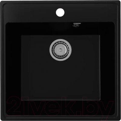 Мойка кухонная Ulgran Quartz Forte 505-07 (уголь) - фото