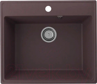 Мойка кухонная Ulgran Quartz Forte 580-06 (трюфель) - фото
