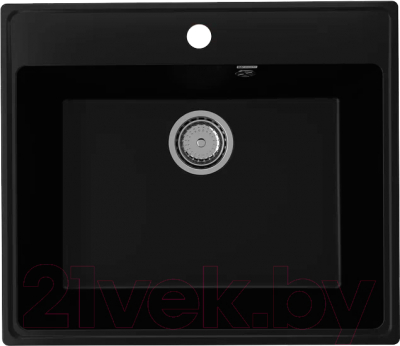 Мойка кухонная Ulgran Quartz Forte 580-07 (уголь) - фото