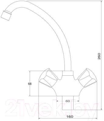Смеситель РМС PL4-271F