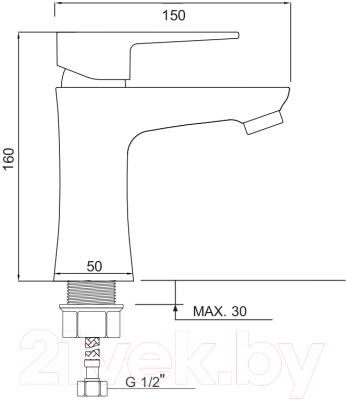 Смеситель РМС PL6-001F