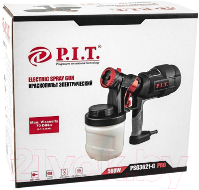Краскопульт электрический P.I.T PSG3021-C Pro