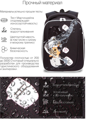 Школьный рюкзак Grizzly RAf-292-2