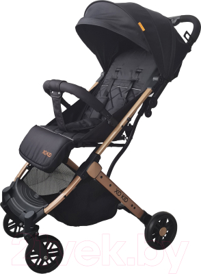 Детская прогулочная коляска Xo-kid Ride Gold (Black-G) - фото