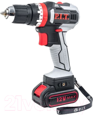 Аккумуляторная дрель-шуруповерт P.I.T PID03001-12M2/BL - фото