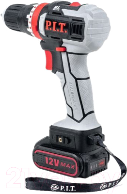 Аккумуляторная дрель-шуруповерт P.I.T PID03001-12M2/BL