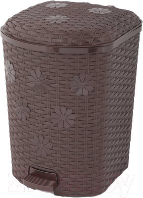 Мусорное ведро Альтернатива Плетенка / М7996 - фото