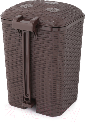 Мусорное ведро Альтернатива Плетенка / М7996