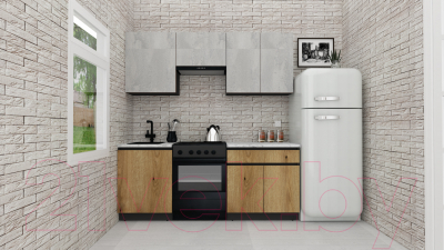 Готовая кухня ВерсоМебель Эко-7 1.9