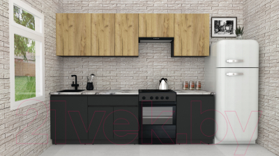Готовая кухня ВерсоМебель Эко-7 2.5