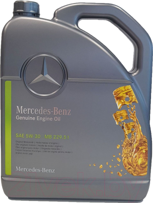 Моторное масло Mercedes-Benz 5W30 MB 229.51 / A000989940213ALEE - фото
