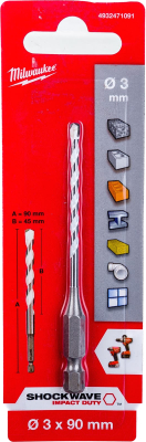 Сверло Milwaukee 4932471091