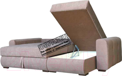 Диван угловой Асмана Камертон-2 левый 1.3x0.8