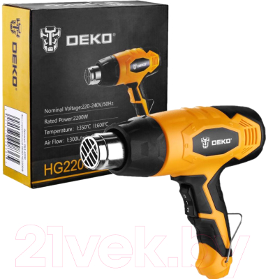 Строительный фен Deko HG2200W / 063-4200