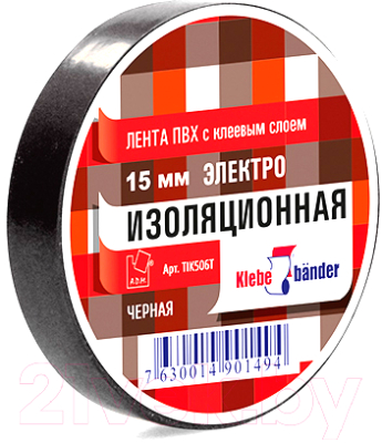 Изолента Klebebander ПВХ 15ммx10м / ТIK556Т/200/5 - фото
