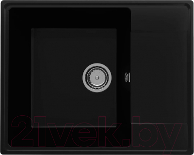 Мойка кухонная Ulgran Quartz Prima 605-07 (уголь) - фото