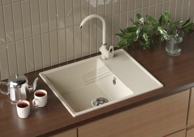 Мойка кухонная Ulgran Quartz Prima 605-07 (уголь)