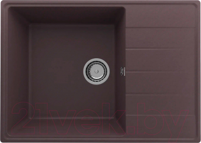 Мойка кухонная Ulgran Quartz Prima 700-06 (трюфель) - фото