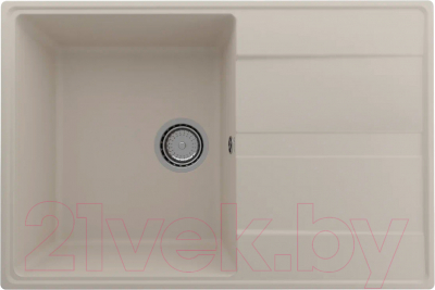 Мойка кухонная Ulgran Quartz Prima 750-02 (лен) - фото