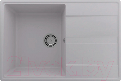 Мойка кухонная Ulgran Quartz Prima 750-04 (платина) - фото