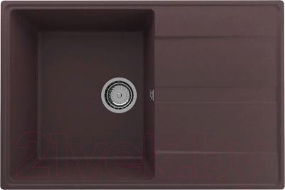 Мойка кухонная Ulgran Quartz Prima 750-06 (трюфель) - фото