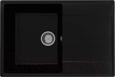 Мойка кухонная Ulgran Quartz Prima 750-07 (уголь) - фото