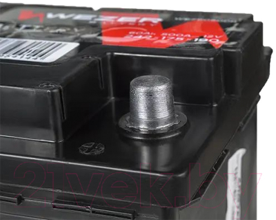 Автомобильный аккумулятор Wezer 500A R+ / WEZ60500R