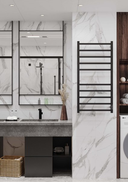 Полотенцесушитель электрический Двин L11 Plaza Neo BL 100x50