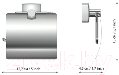 Держатель для туалетной бумаги FORA Keiz K015