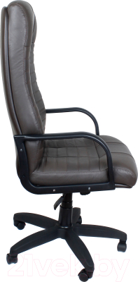 Кресло офисное Деловая обстановка Атлант Стандарт кожа люкс