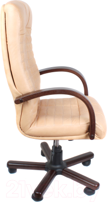 Кресло офисное Деловая обстановка Атлант Экстра кожа люкс