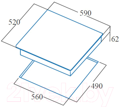 Индукционная варочная панель Cata IBG 6303 BK