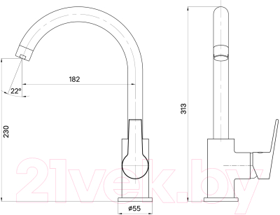 Смеситель Milardo Meal M01SBJ0M05