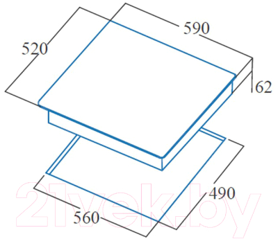 Индукционная варочная панель Cata IBG 6304 BK