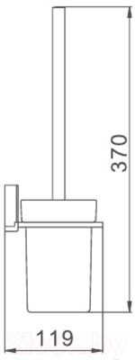 Ершик для унитаза Ledeme L30310U