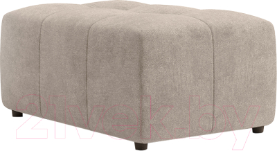 Модуль мягкий Мебельград Торонто стандарт пуф малый (торонто бежевый) - фото