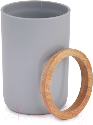 Стакан для зубной щетки и пасты Альтернатива Бамбук / М8054