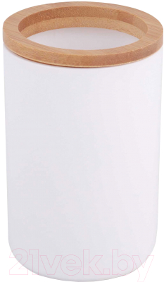 Стакан для зубной щетки и пасты Альтернатива Бамбук / М8052 - фото