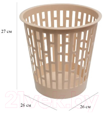 Корзина для бумаг Альтернатива Матрица / М8215