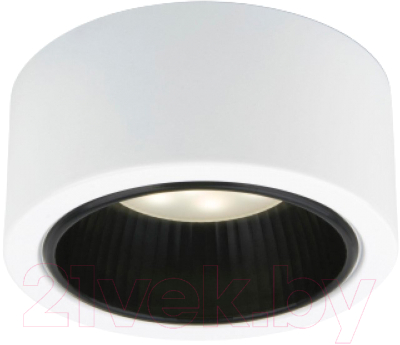 Точечный светильник Elektrostandard 1070 GX53 WH/BK - фото